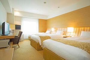 Hotel Nikko Kansai Airport - 3 mins walk to the airport客房内的一张或多张床位