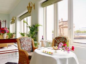 孟买泰姬马哈拉宫殿酒店餐厅或其他用餐的地方