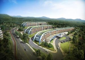 The Qube Resort Jeju鸟瞰图