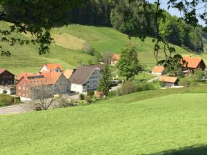 Grub兰德嘎斯霍夫巴林旅馆的一座小山丘上的小镇,有绿草