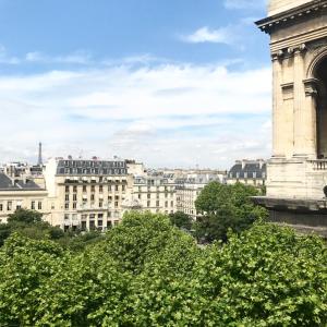 巴黎贵族酒店的从塔楼可以欣赏到巴黎城市的景致