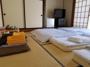 松风日式旅馆客房内的一张或多张床位