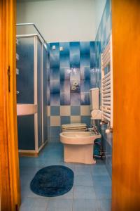 卡斯特拉纳格罗泰玛丽安吉住宿加早餐旅馆的一间带卫生间和淋浴的浴室