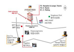釜山阿文特里釜山酒店的实验设施图表