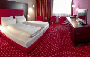 Best Western Plaza Hotel Wels客房内的一张或多张床位