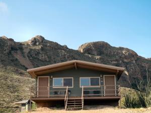 山景或在山林小屋看到的山景