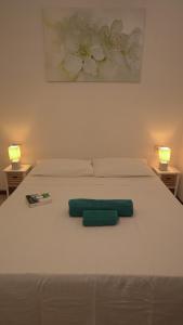 多莫斯阿梅卡旅馆客房内的一张或多张床位