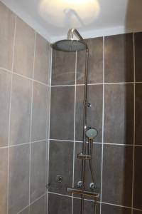 卡斯特拉讷Castellane Maison Cebiere的浴室内配有淋浴和头顶淋浴