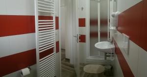 圣维托诺曼La Bella Vita的一间带卫生间和水槽的浴室