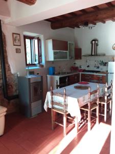 佛罗伦萨附近乡村民宿的厨房或小厨房