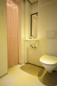 哈泽斯莱乌哈莫尼酒店的一间带卫生间和水槽的浴室