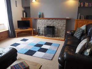 Corbie Self Catering Shetland的休息区