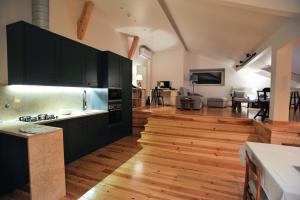 GS希亚多精品一室公寓及套房的厨房或小厨房