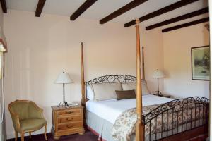 葡萄园江山旅馆客房内的一张或多张床位