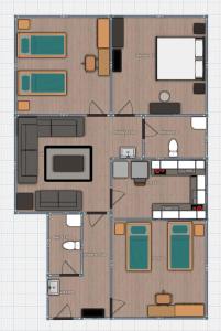 延布B2-homes的房屋的平面图