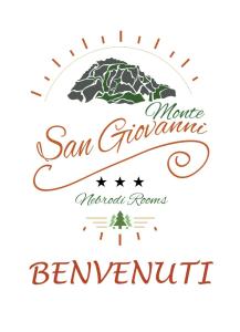 San Marco dʼAlunzioMonte San Giovanni-Nebrodi Rooms的san giovanni savano餐厅和度假村的标志