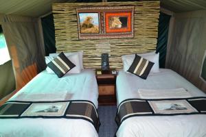 Mwandi View客房内的一张或多张床位