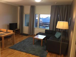 Ruka Chalets Royal Apartments的休息区