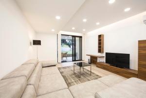 马达莱纳XA Apartments RRAL-579的带沙发和平面电视的客厅