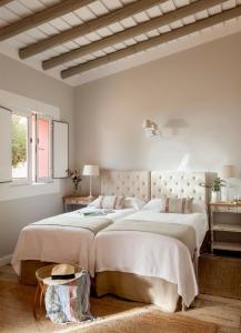 Quinta da Chaminé客房内的一张或多张床位
