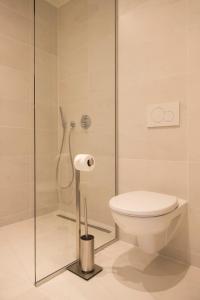 Sint-Pieters-Leeuw24号工作室公寓的一间带卫生间和淋浴的浴室