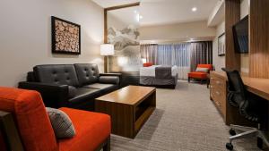 Mountain View Inn & Suites的休息区
