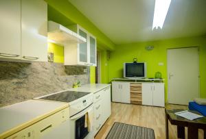 Apartment & Rooms Miboti的厨房或小厨房