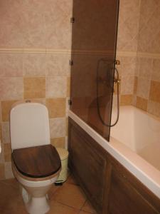 TreimaniKalbuse House的一间带卫生间和浴缸的浴室