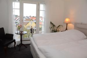 Hotel Gilleleje Strand客房内的一张或多张床位