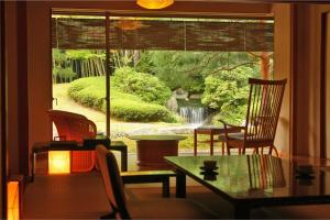 茶寮宗园日式旅馆的休息区