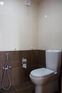 库萨雷Villa Premium Qusar的一间带卫生间和淋浴的浴室