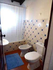 蒙萨拉什橘园山旅馆的一间带卫生间和水槽的浴室