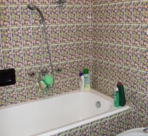 贝拉蒙特Bellamonte Mar的带浴缸和淋浴的浴室