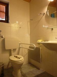 MorávkaA&B布格罗维度假屋的一间带卫生间和水槽的浴室