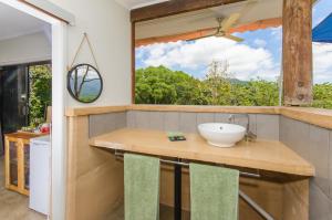沃姆普生态休闲旅馆的一间浴室