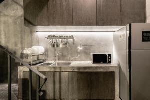 再度旅舍的厨房或小厨房