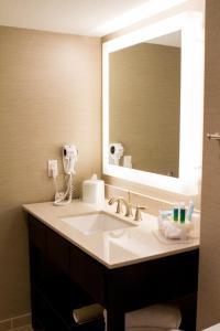 圣安东尼奥圣安东尼奥医疗中心北智选假日套房酒店的一间带水槽和镜子的浴室