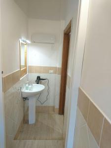 拉加尔纳塞拉拉纳夫住处酒店的一间带水槽和镜子的浴室