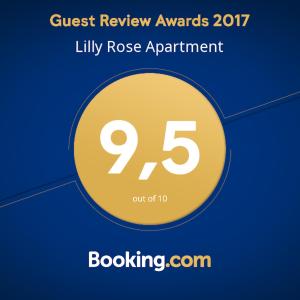 阿尔巴Lilly Rose Apartment的黄色圆圈,上面有数字