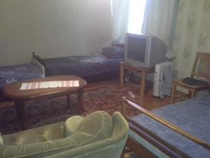 哈普萨卢科伊杜民宿的一间带电视和沙发的客厅