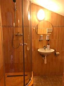 DMZ膳宿旅馆的一间浴室