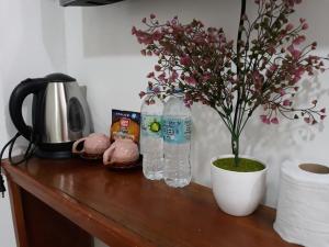 科隆卡里斯景点旅馆的咖啡和沏茶工具