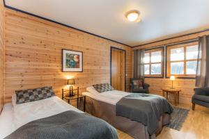 Gargia Lodge客房内的一张或多张床位