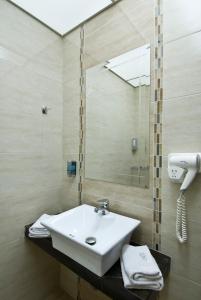韦里亚埃利亚别墅的一间带水槽和镜子的浴室