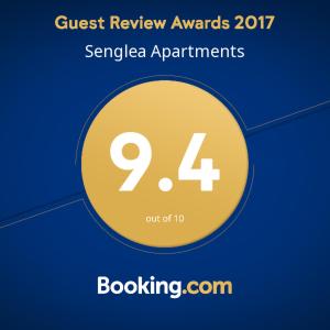 森格莱阿Senglea Apartments的黄色圆圈,上面写着客人评语
