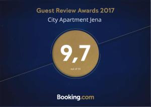 耶拿City Apartment Jena的评人评语城市公寓的标志