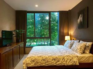 The Khao Yai客房内的一张或多张床位