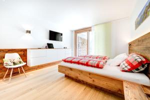 Appartement Zimba Blick by A-Appartments客房内的一张或多张床位