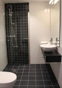 Hotell Rättvik的一间浴室
