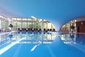 奥斯赛拜-塞林吕根悬崖酒店的大楼内的大型游泳池